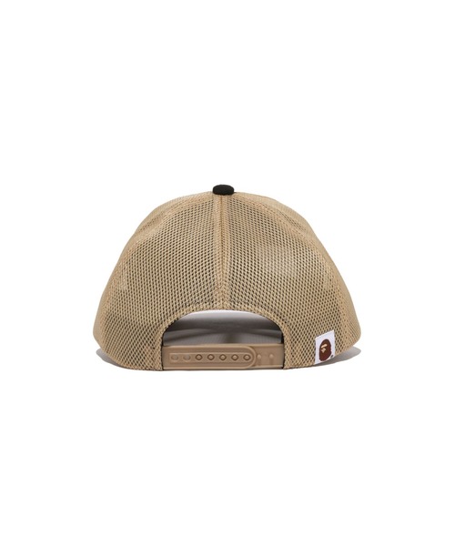 A BATHING APE（アベイシングエイプ）の「1ST CAMO NYC LOGO MESH CAP（キャップ・メンズ・グリーン/イエロー・FREE）」の6枚目の写真