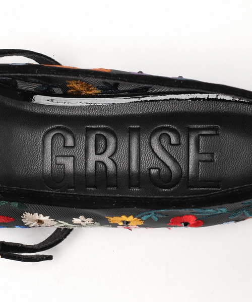 GRISE(グリーズ)の「GRISEシアーEMBROIDERY メリージェーン(その他シューズ・レディース・ブラック・25cm/22cm/24.5cm/24cm/23.5cm/23cm/22.5cm)」の14枚目の写真