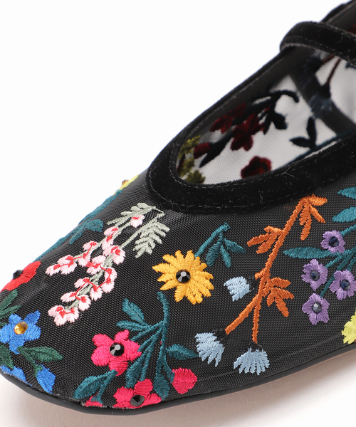 GRISE(グリーズ)の「GRISEシアーEMBROIDERY メリージェーン(その他シューズ・レディース・ブラック・25cm/22cm/24.5cm/24cm/23.5cm/23cm/22.5cm)」の15枚目の写真