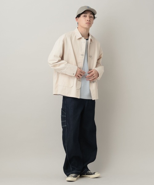 RAGEBLUE（レイジブルー）の「Fireman Buckle Denim Shirt Jacket/ファイヤーマンバックル/デニムジャケット（デニムジャケット・メンズ・ブラック/ホワイト/ネイビー・FREE）」の4枚目の写真