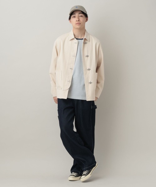 RAGEBLUE（レイジブルー）の「Fireman Buckle Denim Shirt Jacket/ファイヤーマンバックル/デニムジャケット（デニムジャケット・メンズ・ブラック/ホワイト/ネイビー・FREE）」の5枚目の写真