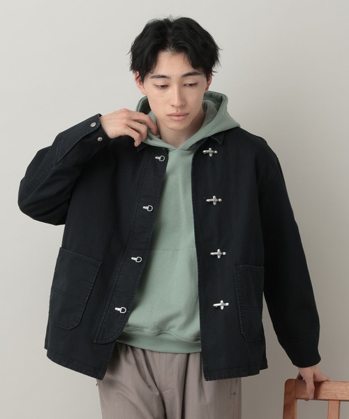 RAGEBLUE（レイジブルー）の「Fireman Buckle Denim Shirt Jacket/ファイヤーマンバックル/デニムジャケット（デニムジャケット・メンズ・ブラック/ホワイト/ネイビー・FREE）」の14枚目の写真