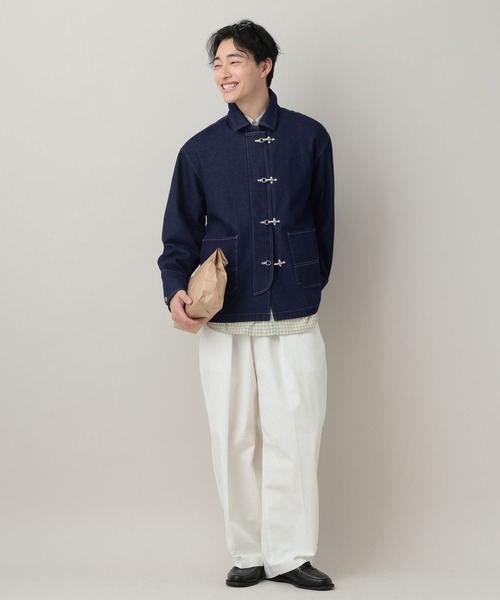 RAGEBLUE（レイジブルー）の「Fireman Buckle Denim Shirt Jacket/ファイヤーマンバックル/デニムジャケット（デニムジャケット・メンズ・ブラック/ホワイト/ネイビー・FREE）」の18枚目の写真