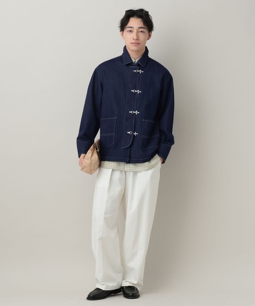 RAGEBLUE（レイジブルー）の「Fireman Buckle Denim Shirt Jacket/ファイヤーマンバックル/デニムジャケット（デニムジャケット・メンズ・ブラック/ホワイト/ネイビー・FREE）」の19枚目の写真