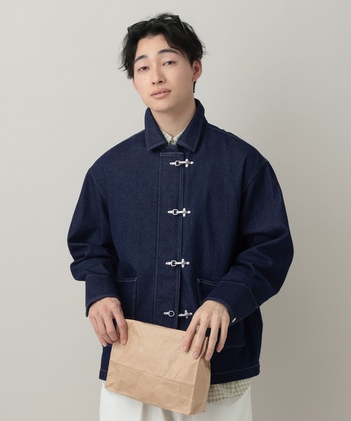 RAGEBLUE（レイジブルー）の「Fireman Buckle Denim Shirt Jacket/ファイヤーマンバックル/デニムジャケット（デニムジャケット・メンズ・ブラック/ホワイト/ネイビー・FREE）」の20枚目の写真