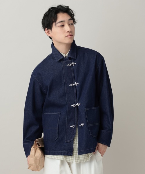 RAGEBLUE（レイジブルー）の「Fireman Buckle Denim Shirt Jacket/ファイヤーマンバックル/デニムジャケット（デニムジャケット・メンズ・ブラック/ホワイト/ネイビー・FREE）」の21枚目の写真