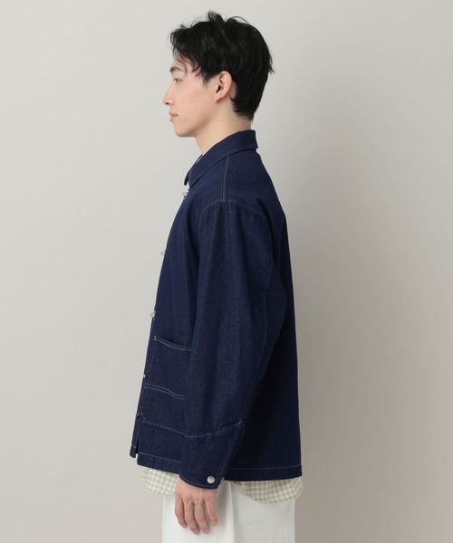 RAGEBLUE（レイジブルー）の「Fireman Buckle Denim Shirt Jacket/ファイヤーマンバックル/デニムジャケット（デニムジャケット・メンズ・ブラック/ホワイト/ネイビー・FREE）」の22枚目の写真