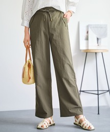 サラもちライトドロストワイドパンツ５７丈