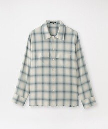 LOVELESS | レーヨンオンブレCPOシャツ(シャツ/ブラウス)