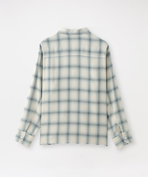 LOVELESS（ラブレス）の「レーヨンオンブレCPOシャツ（シャツ/ブラウス・メンズ・ブラック/ホワイト系その他・L/M）」の10枚目の写真