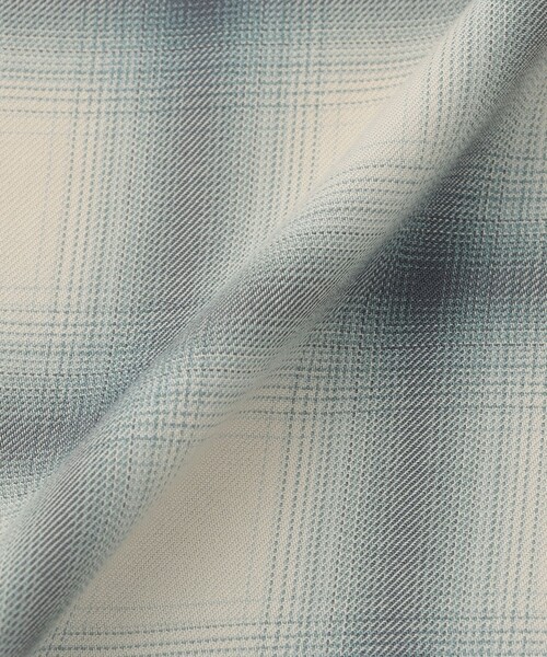 LOVELESS（ラブレス）の「レーヨンオンブレCPOシャツ（シャツ/ブラウス・メンズ・ブラック/ホワイト系その他・L/M）」の16枚目の写真