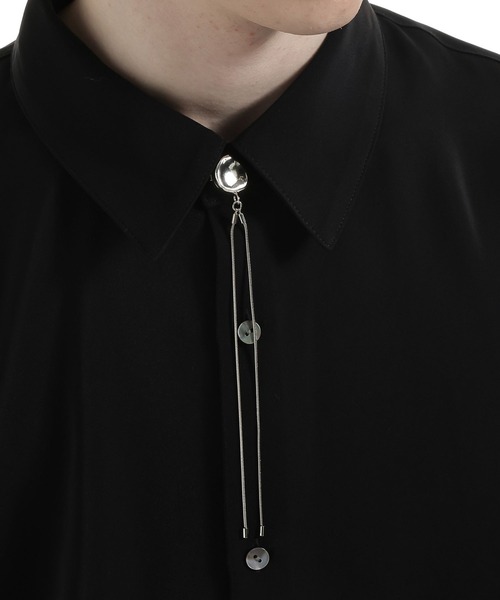 HARE（ハレ）の「【MADE IN JAPAN】レイヤードボタンカバー(HARE)（ネックレス・メンズ・シルバー系その他/シルバー・FREE）」の2枚目の写真