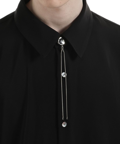 HARE（ハレ）の「【MADE IN JAPAN】レイヤードボタンカバー(HARE)（ネックレス・メンズ・シルバー系その他/シルバー・FREE）」の5枚目の写真