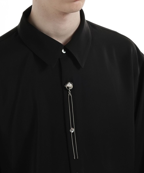 HARE（ハレ）の「【MADE IN JAPAN】レイヤードボタンカバー(HARE)（ネックレス・メンズ・シルバー系その他/シルバー・FREE）」の3枚目の写真