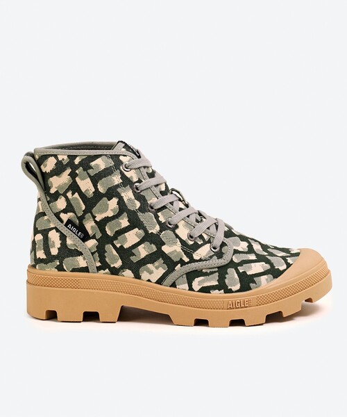 AIGLE(エーグル)の「テネレ キャンバス スニーカー(スニーカー・メンズ・カーキ・37/36/43/42/41/39/38/40/44)」の5枚目の写真