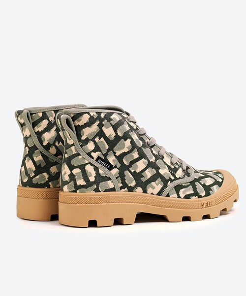 AIGLE(エーグル)の「テネレ キャンバス スニーカー(スニーカー・メンズ・カーキ・37/36/43/42/41/39/38/40/44)」の3枚目の写真