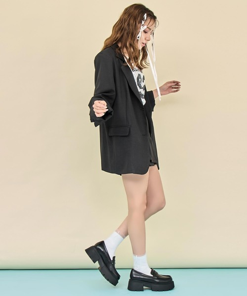 ANAP(アナップ)の「厚底ローファー(ローファー・レディース・ブラック・S/M/L)」の5枚目の写真