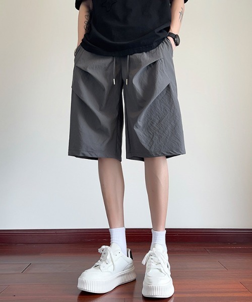 B.R.U（ブル）の「サイドタックデザインハーフパンツ（その他パンツ・メンズ・ブラック/グレー/ライトグレー・LARGE/MEDIUM）」の9枚目の写真