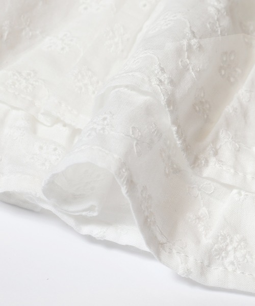 coca（coca）（コカ）の「キッズ　レースフリルスカート（スカート・キッズ・ホワイト・120/130/140/150）」の12枚目の写真