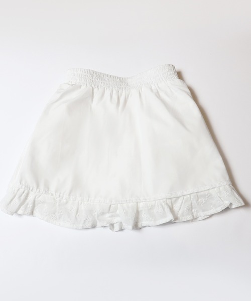 coca（coca）（コカ）の「キッズ　レースフリルスカート（スカート・キッズ・ホワイト・120/130/140/150）」の14枚目の写真