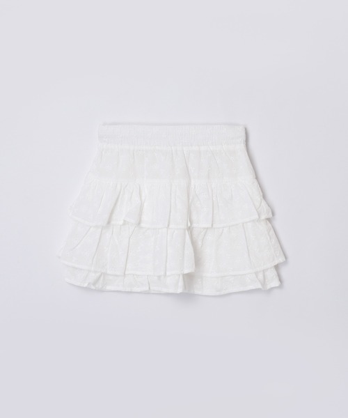 coca（coca）（コカ）の「キッズ　レースフリルスカート（スカート・キッズ・ホワイト・120/130/140/150）」の15枚目の写真