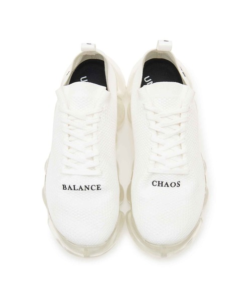UNDERCOVER（アンダーカバー）の「【UNDERCOVER】UP1F9F01　Grounds JEWELRY CHAOS BALANCE（スニーカー・メンズ・ホワイト/ブラック・28/27/26）」の3枚目の写真