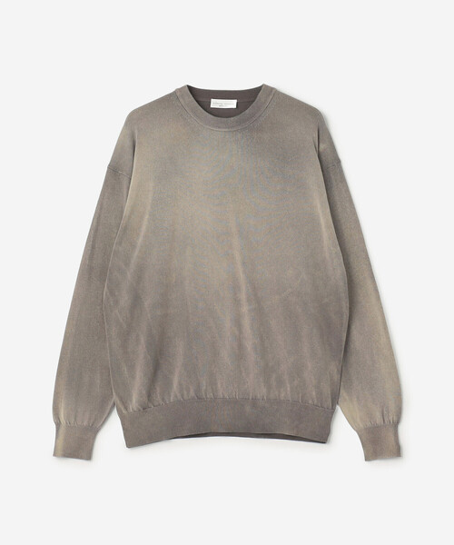 ROBERTO COLLINA（ロベルトコリーナ）の「roberto collina | コットン クルーネックニット MEN（ニット/セーター・メンズ・ブラウン系その他/ブルー系その他/ホワイト系その他・50/48）」の2枚目の写真