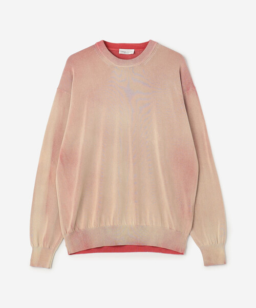 ROBERTO COLLINA（ロベルトコリーナ）の「roberto collina | コットン クルーネックニット MEN（ニット/セーター・メンズ・ブラウン系その他/ブルー系その他/ホワイト系その他・50/48）」の4枚目の写真