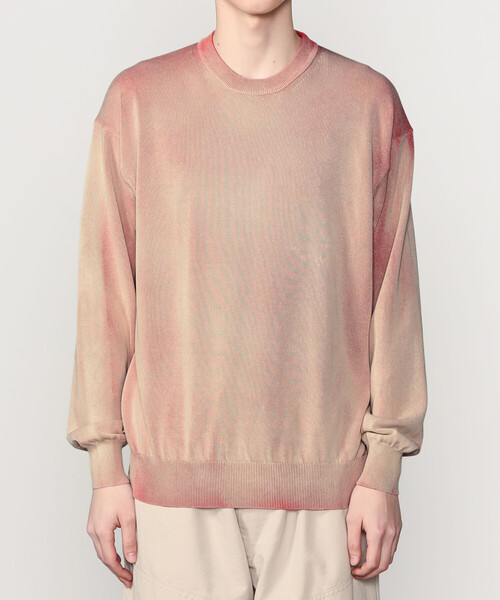 ROBERTO COLLINA（ロベルトコリーナ）の「roberto collina | コットン クルーネックニット MEN（ニット/セーター・メンズ・ブラウン系その他/ブルー系その他/ホワイト系その他・50/48）」の9枚目の写真