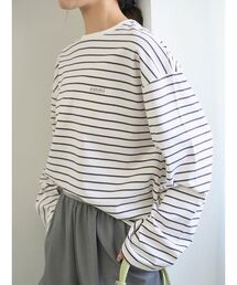 emmi（エミ）の「emmiロゴクルーネックロングTシャツ（Tシャツ/カットソー）」