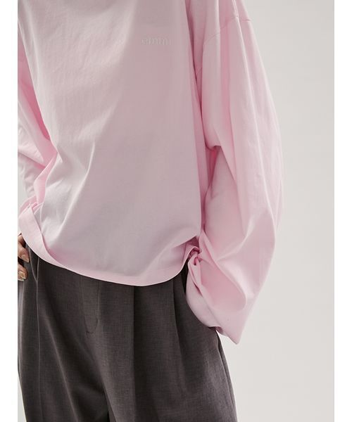 emmi(エミ)の「emmiロゴクルーネックロングTシャツ(Tシャツ/カットソー・レディース・ホワイト/ピンク/その他・F)」の15枚目の写真