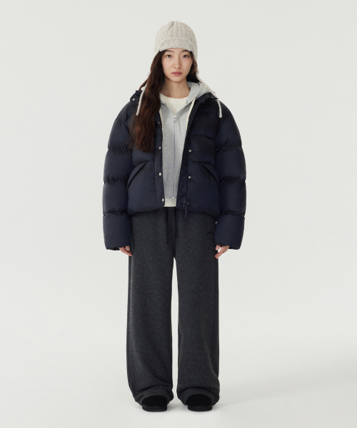 COVERNAT WOMAN（カバーナットウーマン）の「ウィメンズブークルバンディングスウェットパンツチャコール（その他パンツ・レディース・その他・WS/WM）」の3枚目の写真