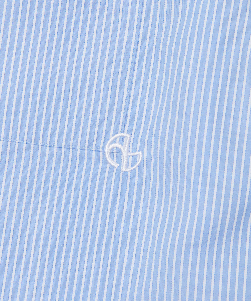 NOMANUAL(NOMANUAL)の「STRIPED SHIRT - BLUE(シャツ/ブラウス・レディース・その他・LARGE/SMALL/MEDIUM)」の5枚目の写真