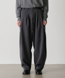 NOUN（ノウン）の「wide tapered pants (charcoal)（スラックス）」
