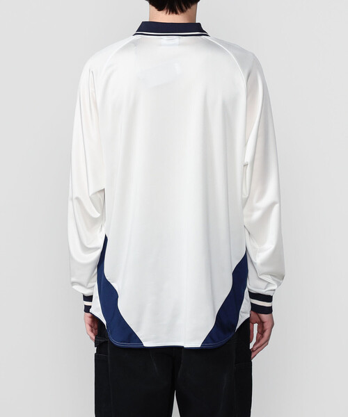 SEDAN ALL-PURPOSE（セダンオールパーパス）の「SEDAN ALL-PURPOSE | Reebok 長袖ゲームシャツ MEN（Tシャツ/カットソー・メンズ・レッド/オフホワイト・M/XL/L）」の13枚目の写真