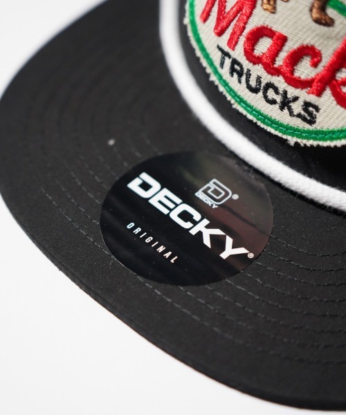 C.E.L.STORE（セルストア）の「MACK TRUCKS / マック トラックス CLASSIC ROPE 5PANEL CAP ロープ 5パネル ワンポイント キャップ（キャップ・メンズ・チャコールグレー/ブラック・FREE）」の7枚目の写真