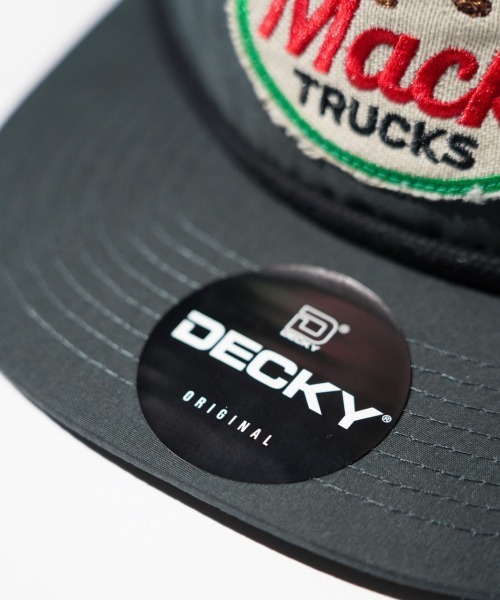 C.E.L.STORE（セルストア）の「MACK TRUCKS / マック トラックス CLASSIC ROPE 5PANEL CAP ロープ 5パネル ワンポイント キャップ（キャップ・メンズ・チャコールグレー/ブラック・FREE）」の14枚目の写真