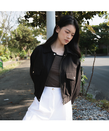 Pocket Cotton Jumper [Black]