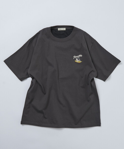 FREAK'S STORE(フリークスストア)の「限定展開 FREA'S STORE/フリークスストア リラックスフィット バック刺繍デザイン クルーネック Tシャツ / Dog(Tシャツ/カットソー・メンズ・ホワイト/サックスブルー/チャコールグレー・MEDIUM/LARGE/X-LARGE)」の18枚目の写真