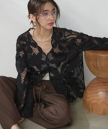 Remind me and forever（リマインドミーアンドフォーエバー）の「【リバイバルアイテム】クロシェレースジャケット（その他アウター）」