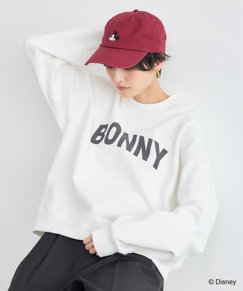 +81BRANCA(ハチイチブランカ)の「+81BRANCA別注 / Mickey / Pluto / CAP(キャップ・レディース・キャメル/ボルドー・FREE)」の18枚目の写真