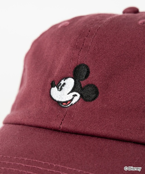 +81BRANCA(ハチイチブランカ)の「+81BRANCA別注 / Mickey / Pluto / CAP(キャップ・レディース・キャメル/ボルドー・FREE)」の7枚目の写真