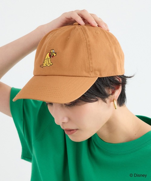 +81BRANCA(ハチイチブランカ)の「+81BRANCA別注 / Mickey / Pluto / CAP(キャップ・レディース・キャメル/ボルドー・FREE)」の20枚目の写真