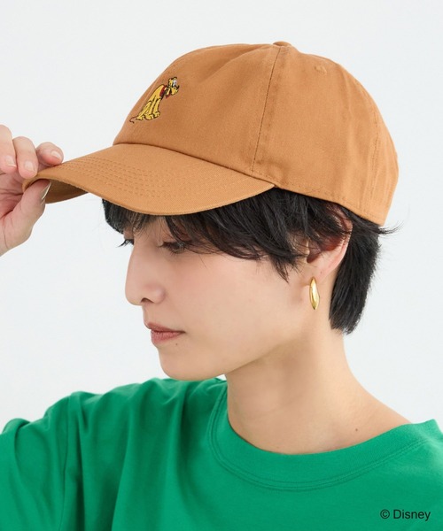 +81BRANCA(ハチイチブランカ)の「+81BRANCA別注 / Mickey / Pluto / CAP(キャップ・レディース・キャメル/ボルドー・FREE)」の21枚目の写真