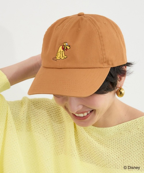 +81BRANCA(ハチイチブランカ)の「+81BRANCA別注 / Mickey / Pluto / CAP(キャップ・レディース・キャメル/ボルドー・FREE)」の15枚目の写真