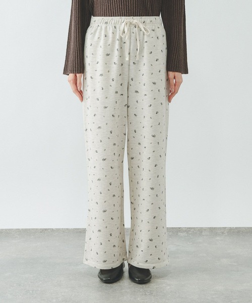 GLOBAL WORK(グローバルワーク)の「総柄スウェットパンツ/659140(スウェットパンツ・レディース・グレー/オフホワイト・MEDIUM/LARGE)」の11枚目の写真