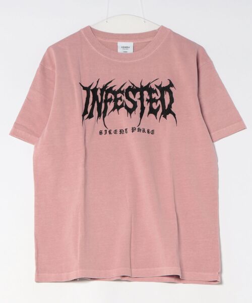 ８(eight)（エイト）の「刺繍ロゴTシャツ（Tシャツ/カットソー・メンズ・ピンク/ホワイト/ブラック・MEDIUM/LARGE）」の3枚目の写真