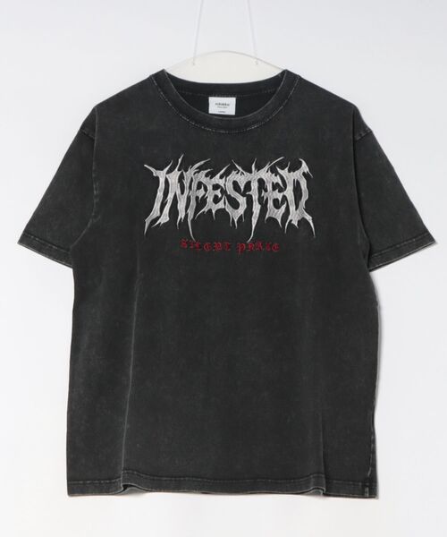 ８(eight)（エイト）の「刺繍ロゴTシャツ（Tシャツ/カットソー・メンズ・ピンク/ホワイト/ブラック・MEDIUM/LARGE）」の2枚目の写真