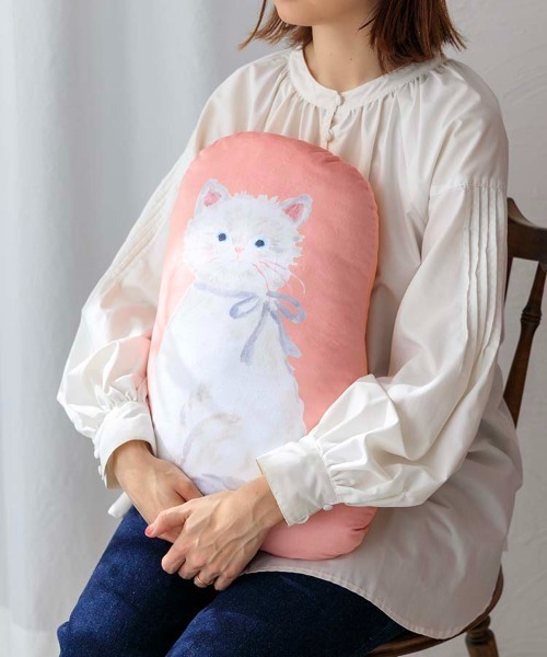 再値下げしました❗️ ピンク花びらクッションカバー セール】Bleu Bleuet｜ブルーブルーエ（レディース）のクッション