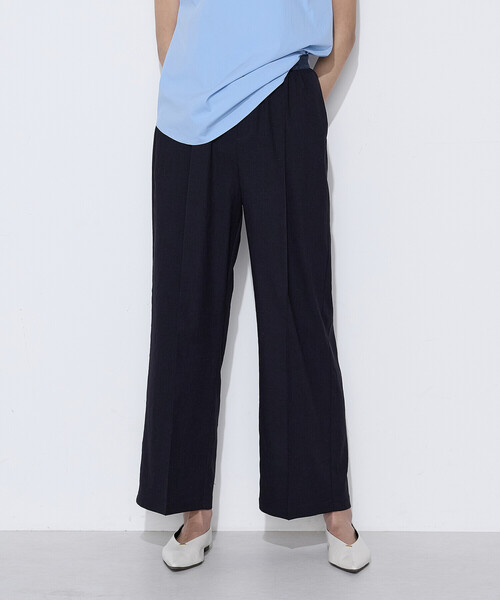 COMME CA（コムサ）の「トリアセスラブストレッチパンツ（その他パンツ・レディース・キナリ/ネイビー・11号/9号/7号）」の11枚目の写真